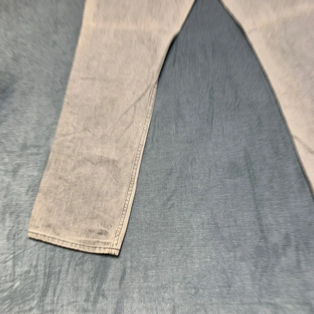 Mossimo Supply Co Slim Fit Jeans Mens 34x30 Gray Denim Straight Leg Light Wash